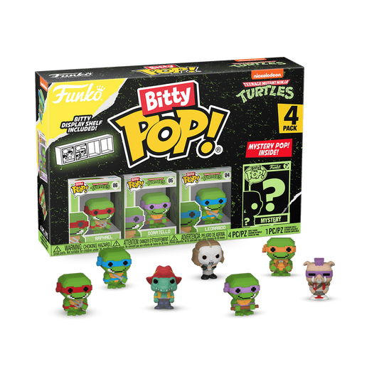 BITTY POP! TEENAGE MUTANT NINJA TURTLES 4-PACK SERIES 4