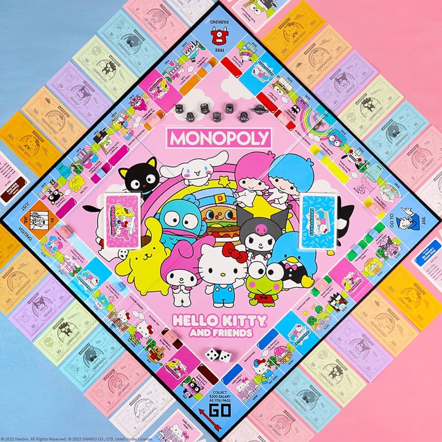 HELLO KITTY AND FRIENDS MONOPOLY