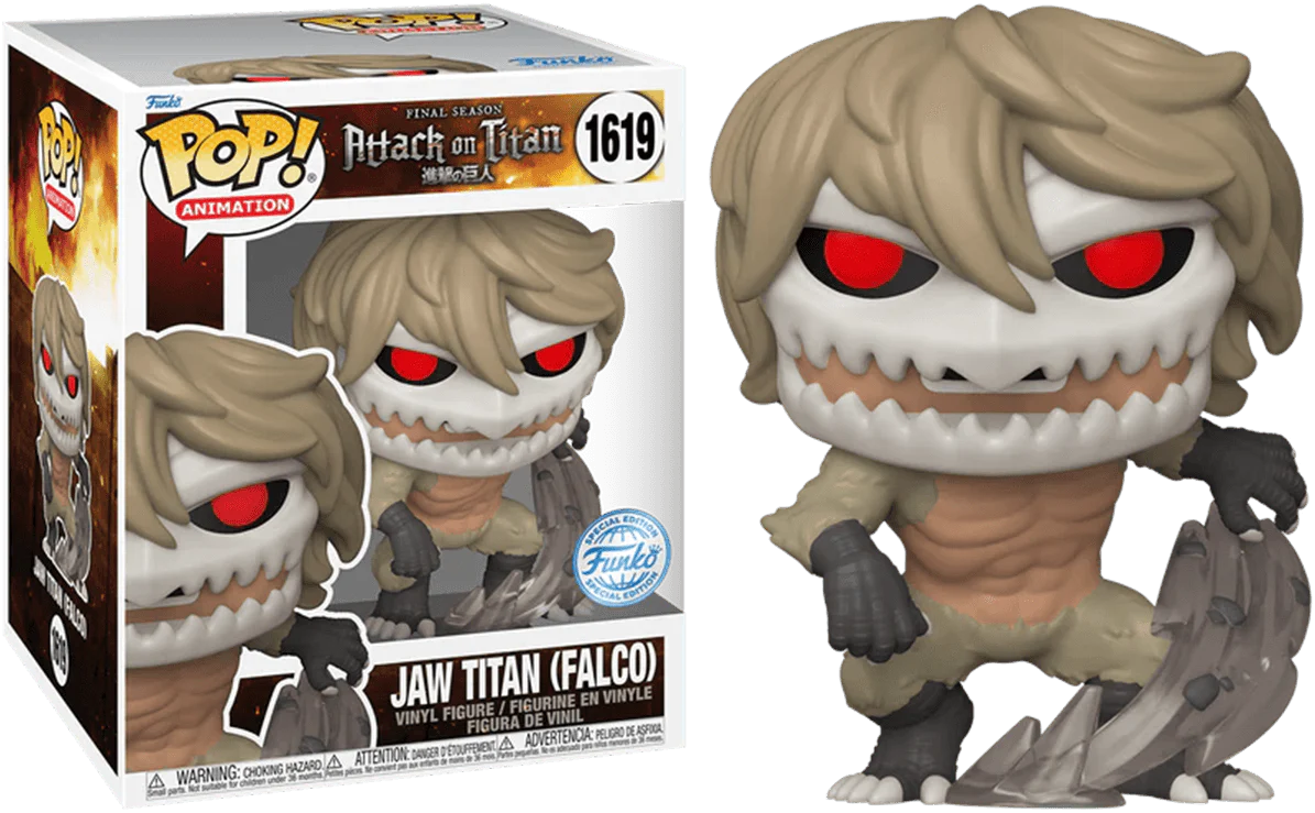 pop! jaw titan (falco) - attack on titan